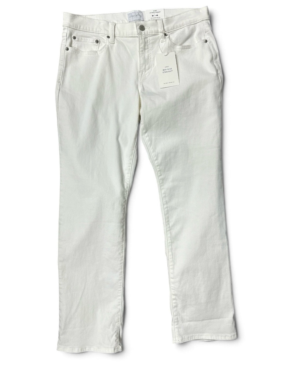Lucky Brand White Straight Jeans - Classic Fit